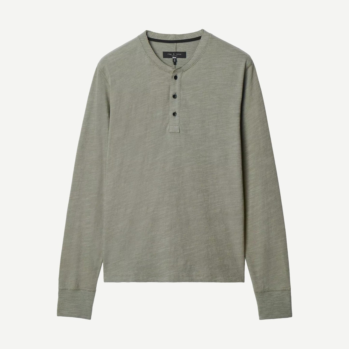 Classic Flame Henley - Lichen