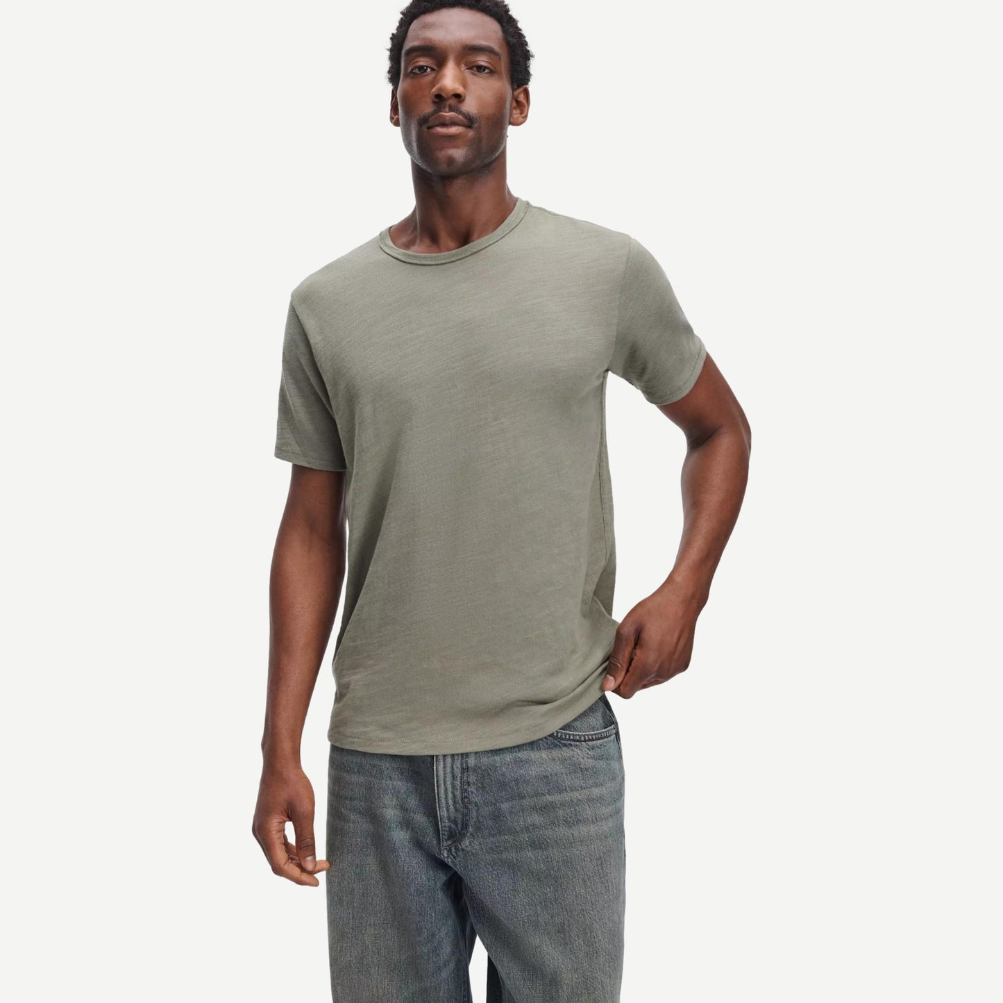 Classic Flame Tee - Lichen