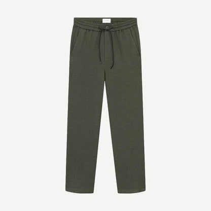 Como Tapered Drawstring Pants - Forest Green - Galvanic.co