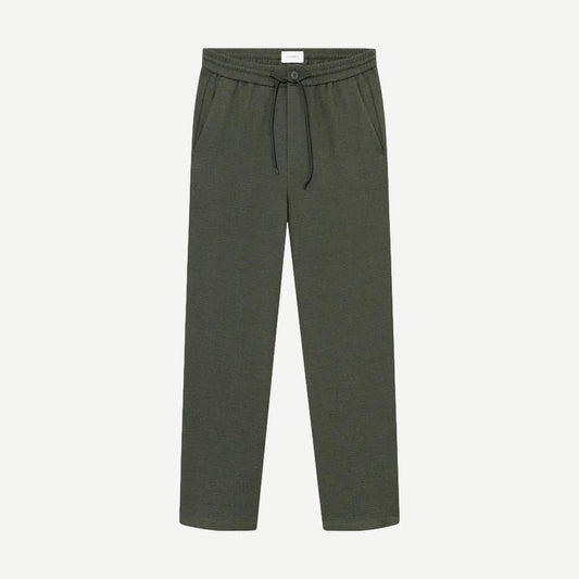 Como Tapered Drawstring Pants - Forest Green - Galvanic.co