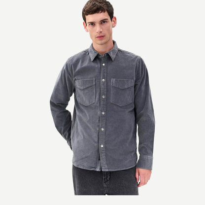 Corduroy CPO Shirt - Slate