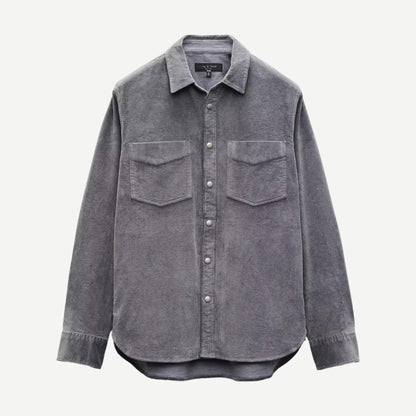 Corduroy CPO Shirt - Slate