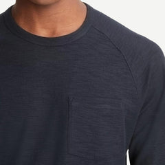 Long Sleeve Single Pocket Crew - Coastal - Galvanic.co