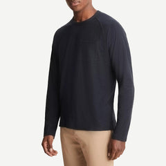 Long Sleeve Single Pocket Crew - Coastal - Galvanic.co