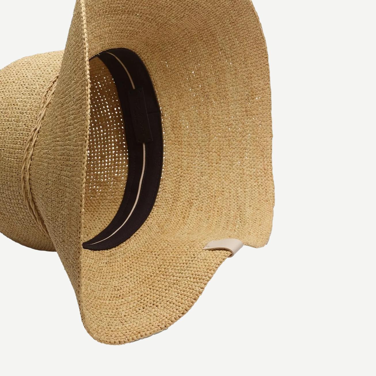 Crochet Bucket Hat - Natural - Galvanic.co