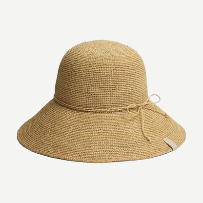 Crochet Bucket Hat - Natural - Galvanic.co