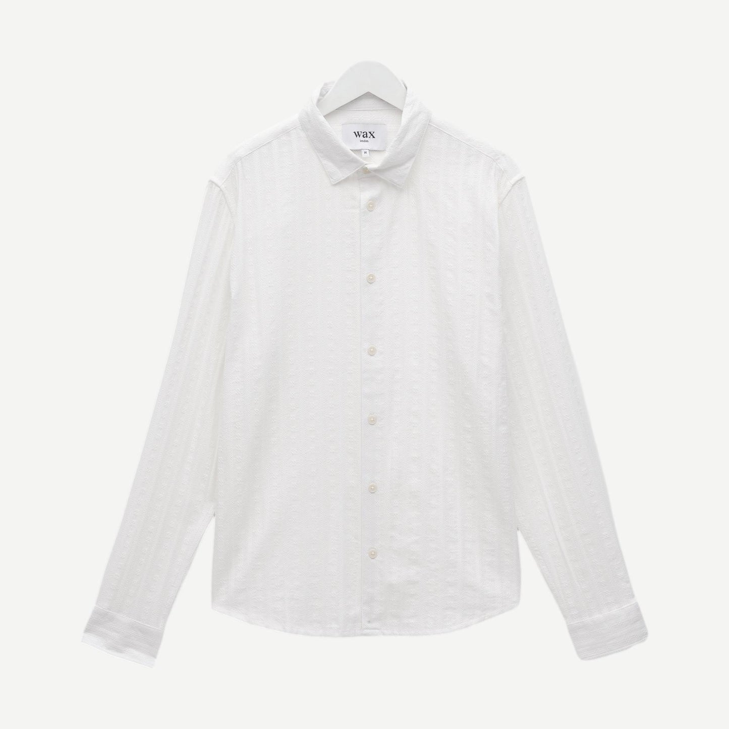 Dartford L/S Button Up - Dobby Stripe/White - Galvanic.co
