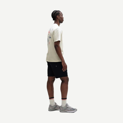 Dean SS Tee Sailing Map Print - Off White / Multi - Galvanic.co