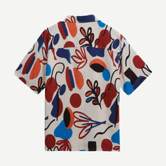 Didcot SS Shirt - Block Scribble Red/Blue - Galvanic.co