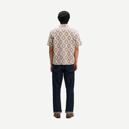 Didcot Shirt Diamond Lace - Taupe/Ecru - Galvanic.co