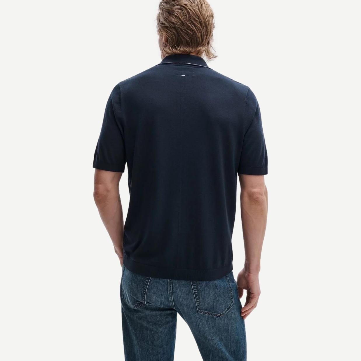 Dalton Silk-Cotton Knit Shirt - Salute