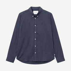 Desert Regular Shirt - Dark Navy Melange - Galvanic.co