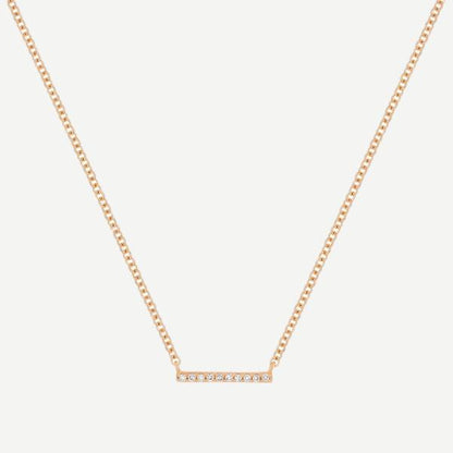 14KY Mini Bar Necklace 16-18" - Galvanic.co