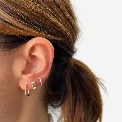 14KY Gold Jumbo Huggie Earring - Galvanic.co