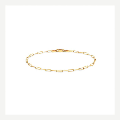 14KY Mini Lola Chain Bracelet 7"