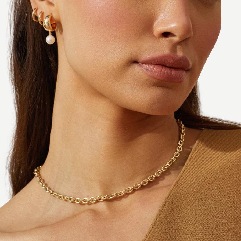 14KY Sienna Chain Necklace 16" - Galvanic.co