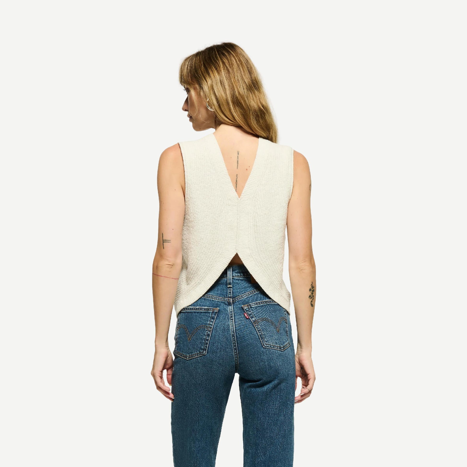 Eliza Sweater - Porcelain - Galvanic.co