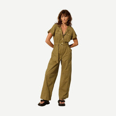 Ebony Jumpsuit - Khaki - Galvanic.co