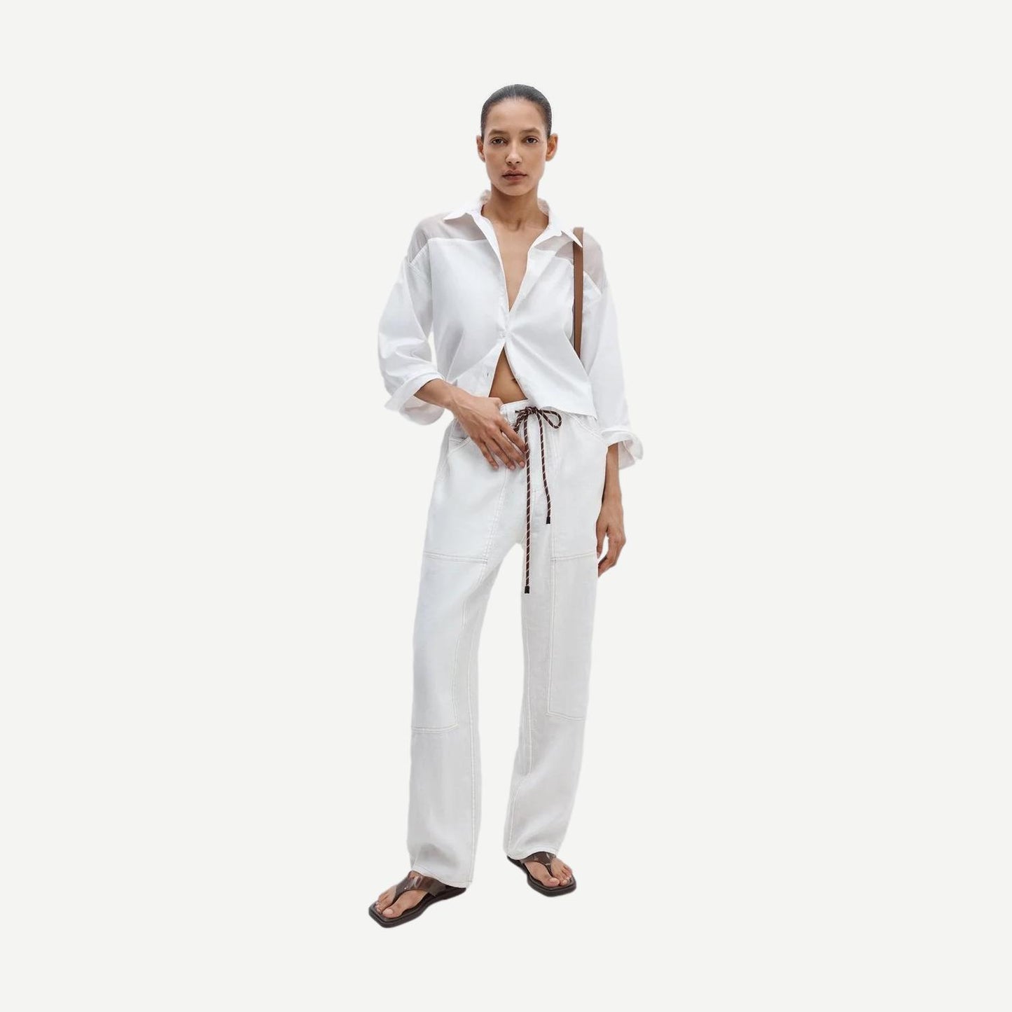 Elly SS Shirt - White - Galvanic.co