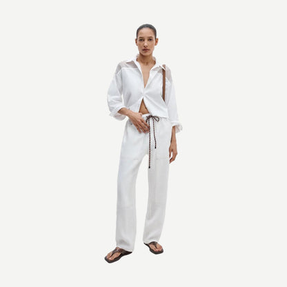 Elly SS Shirt - White - Galvanic.co