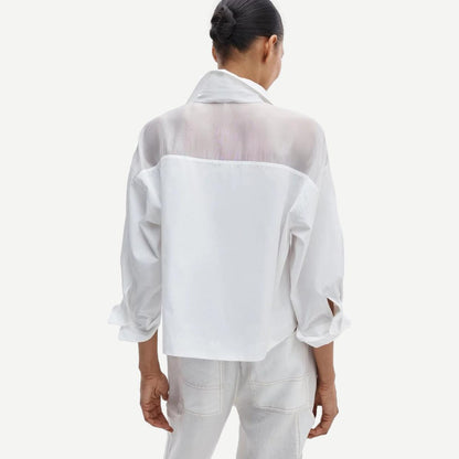 Elly SS Shirt - White - Galvanic.co