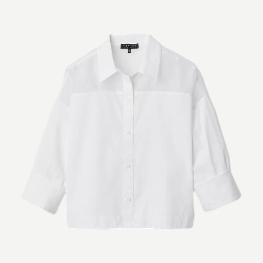 Elly SS Shirt - White - Galvanic.co