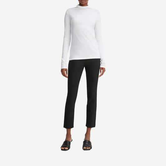 Essential Long Sleeve Turtleneck - Optic White - Galvanic.co