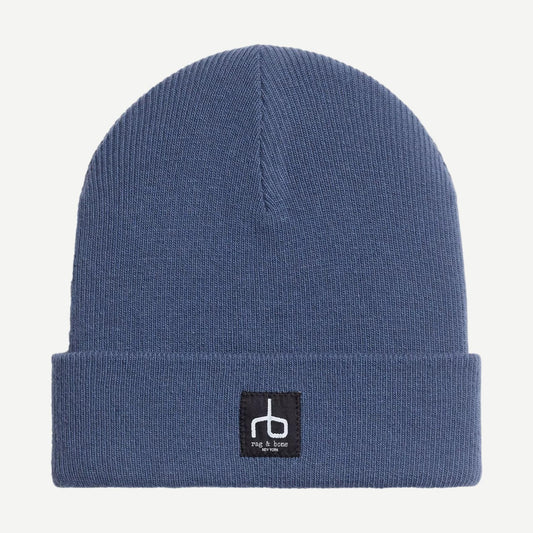 Evan Beanie - Worn Idigo