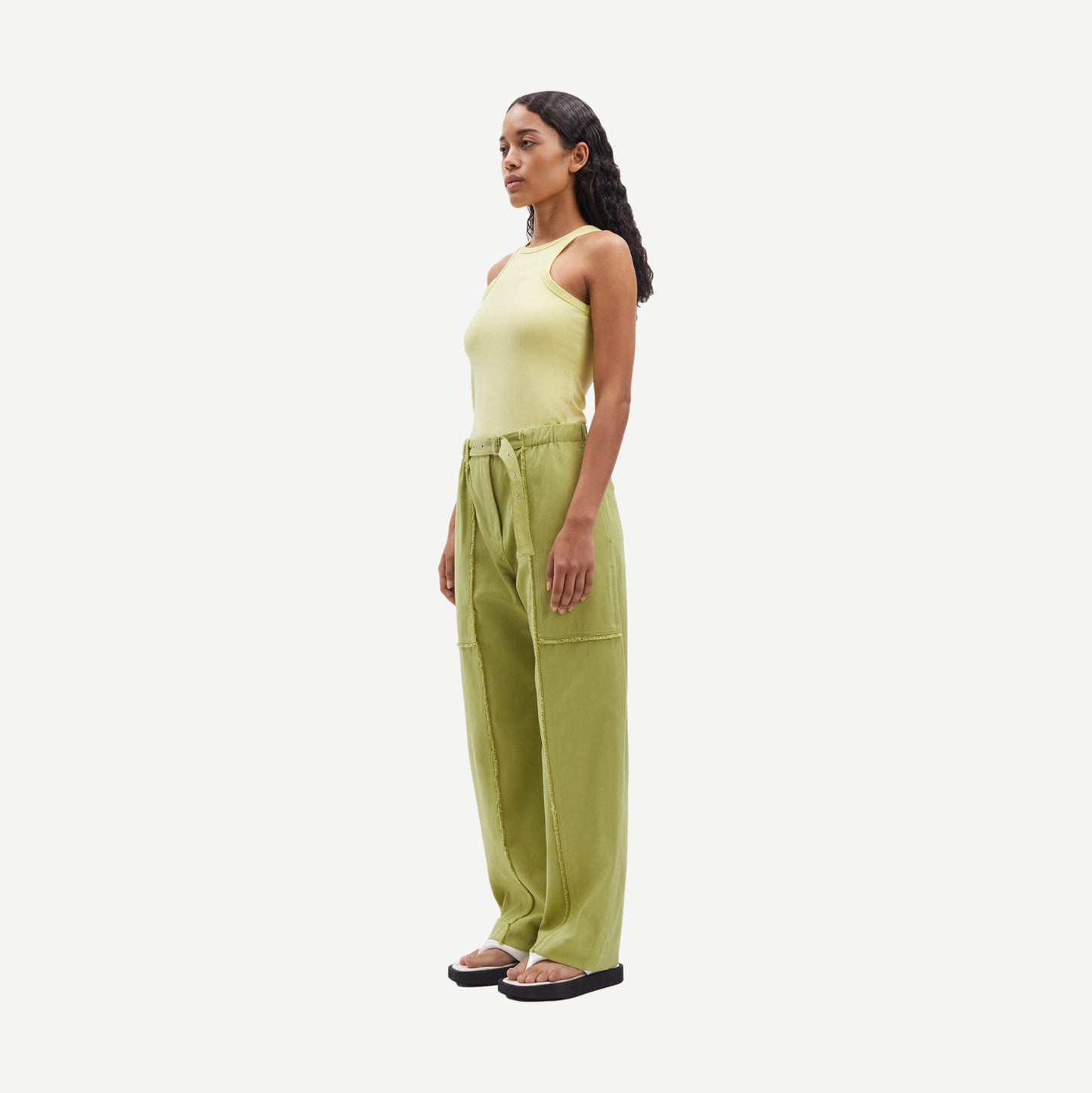 Helene Tank Top 11725 - Mellow Green - Galvanic.co