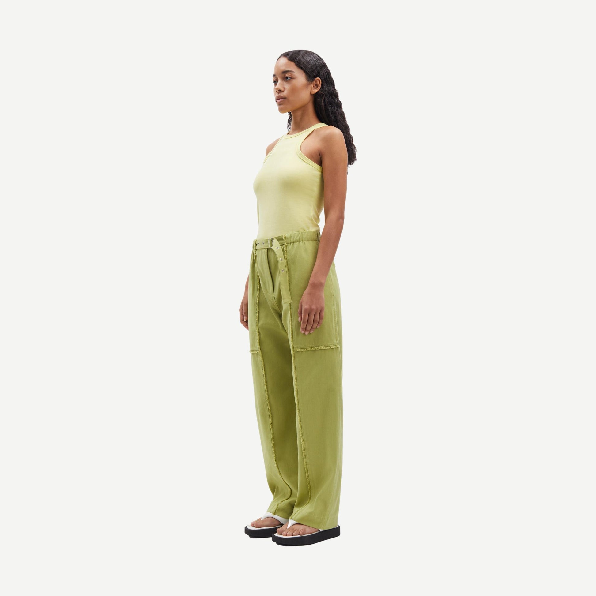 Helene Tank Top 11725 - Mellow Green - Galvanic.co