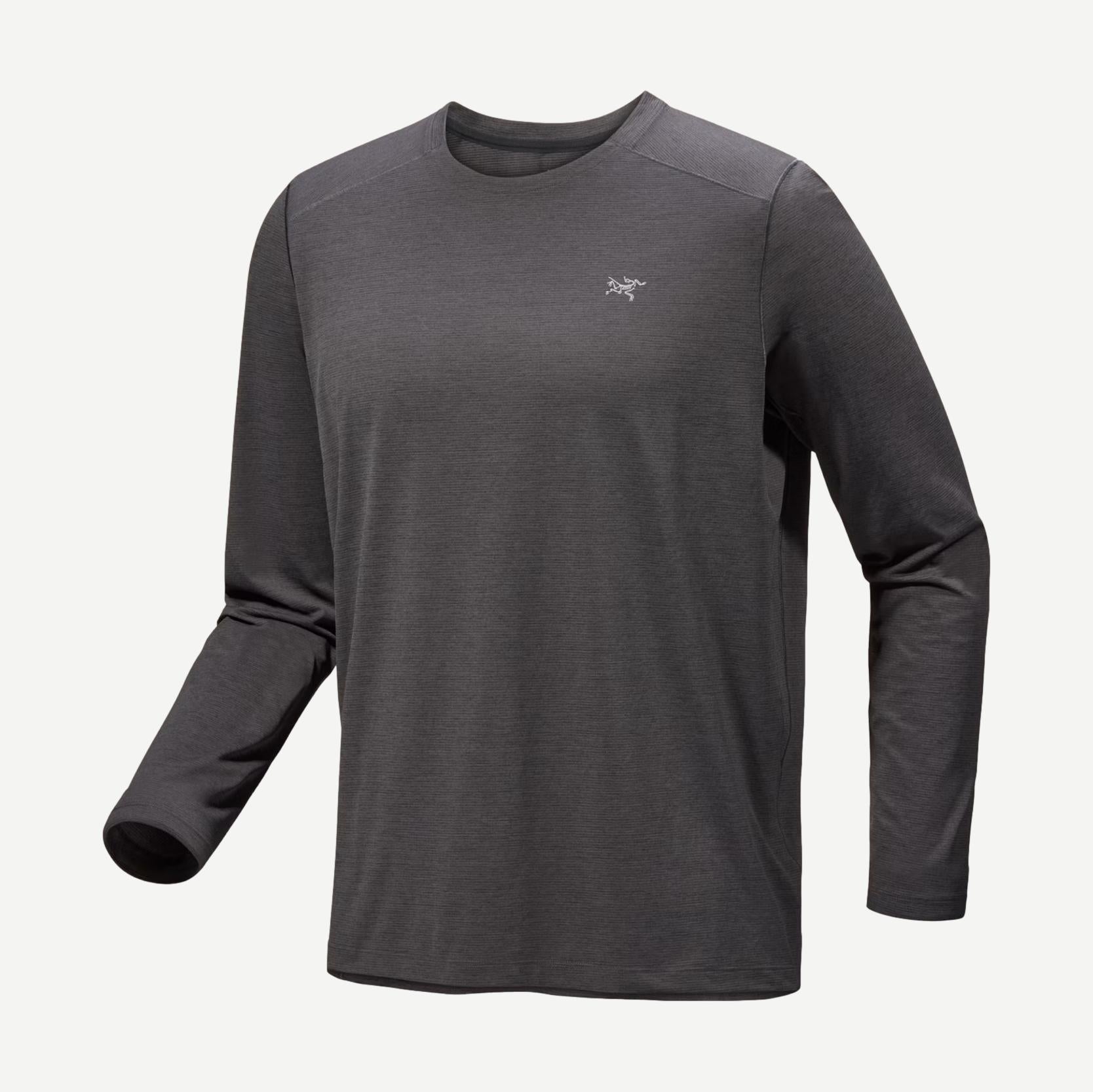 Cormac Crew Neck Long Sleeve - Black Heather - Galvanic.co