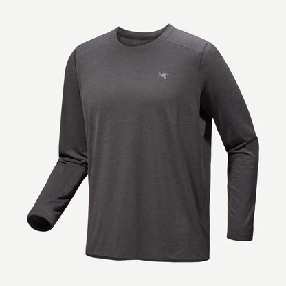 Cormac Crew Neck Long Sleeve - Black Heather - Galvanic.co