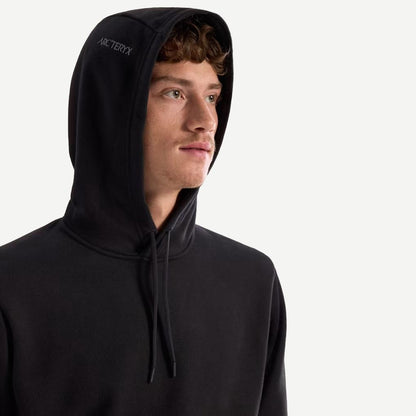Emblem Fleece M Hoodie - Black - Galvanic.co
