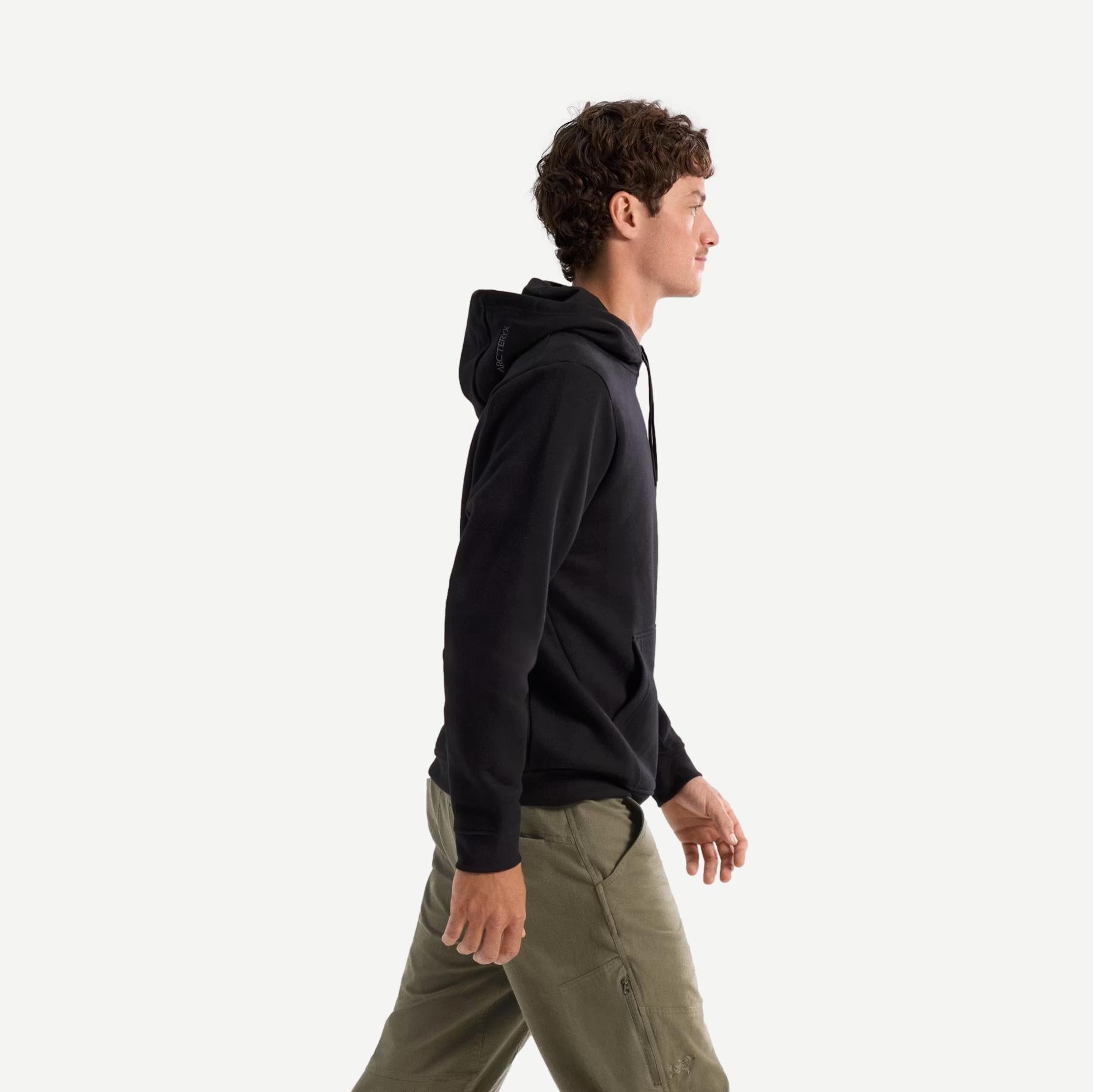 Emblem Fleece M Hoodie - Black - Galvanic.co