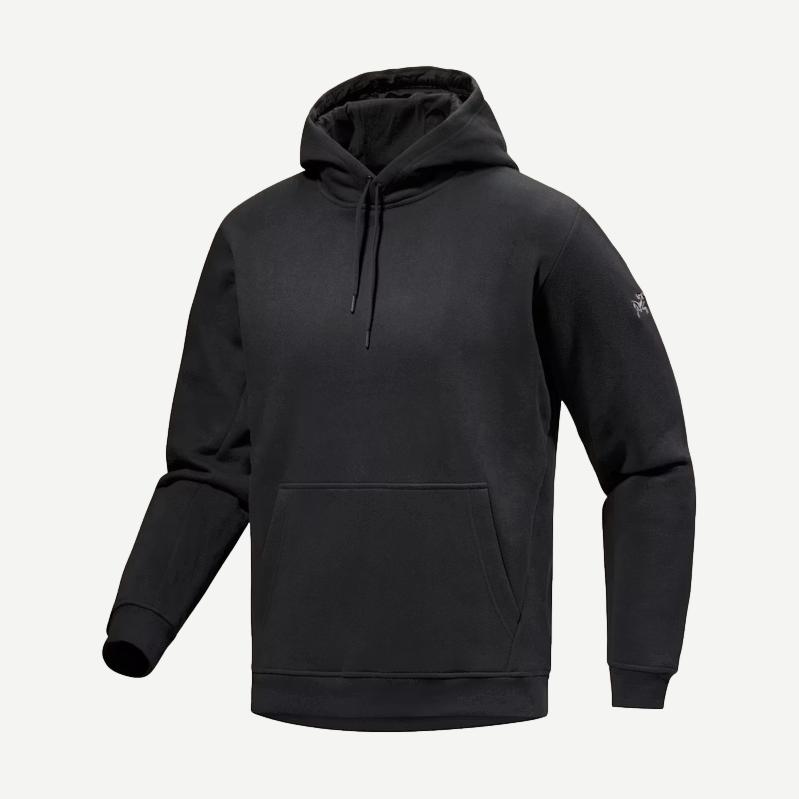 Emblem Fleece M Hoodie - Black - Galvanic.co