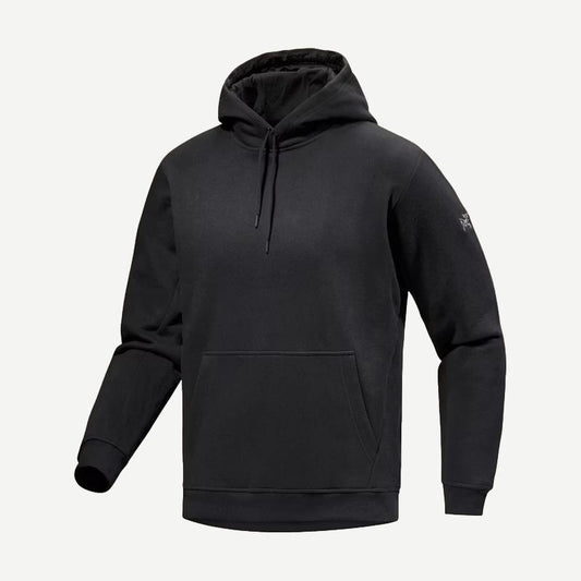 Emblem Fleece M Hoodie - Black - Galvanic.co