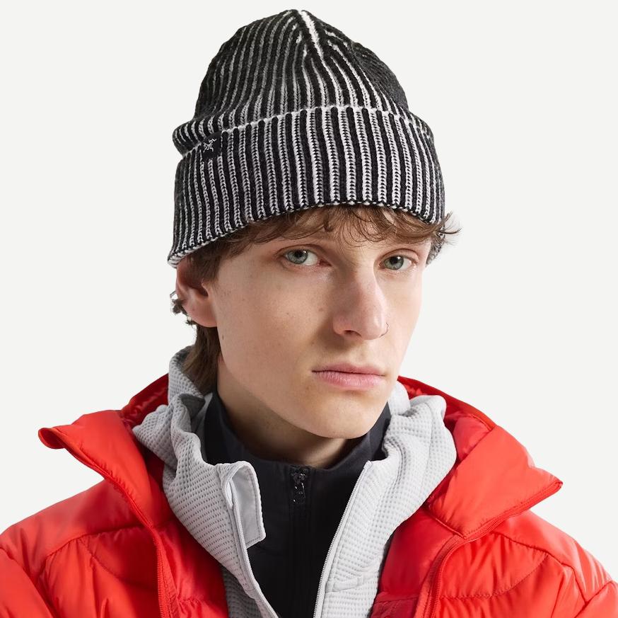 Ribbed Toque - Black / Arctic Silk
