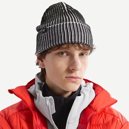 Ribbed Toque - Black / Arctic Silk