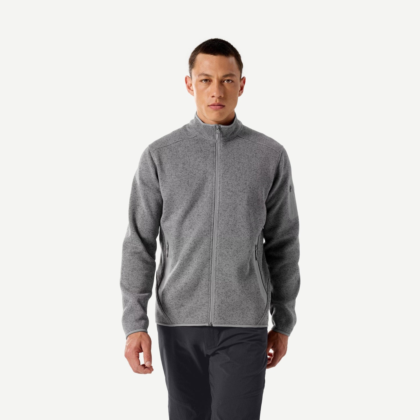 Covert Cardigan M - Cloud Heather / Void - Galvanic.co