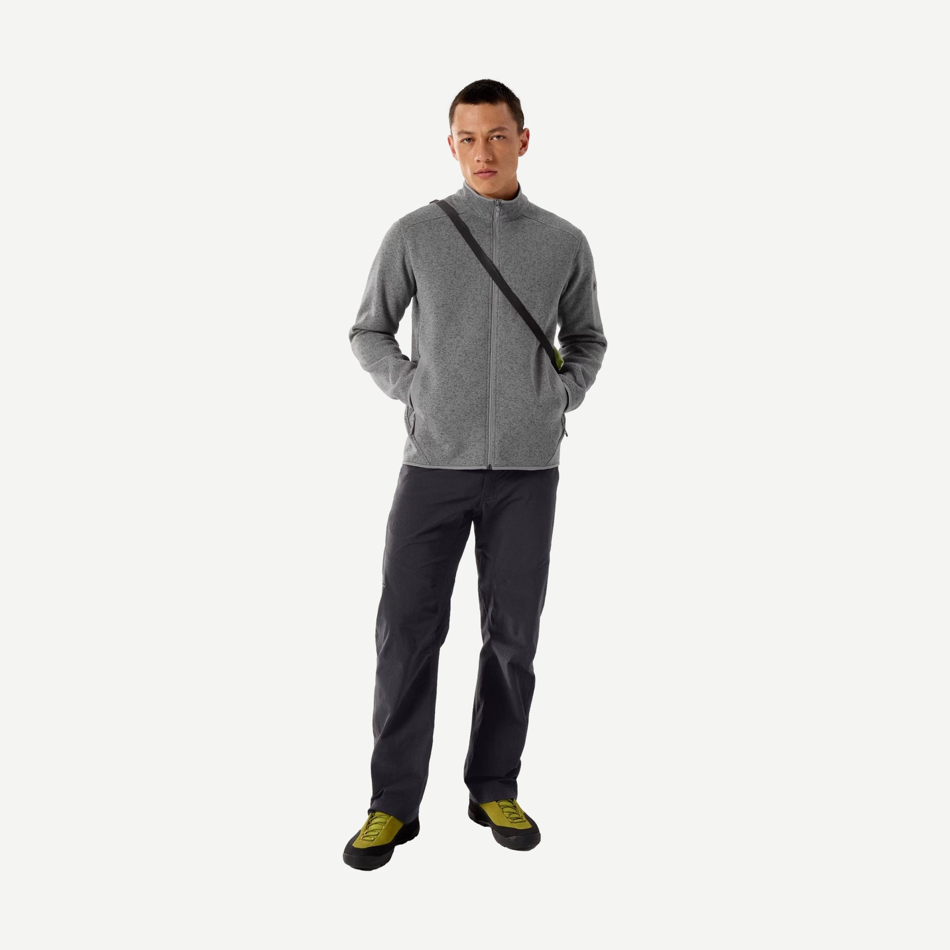 Covert Cardigan M - Cloud Heather / Void - Galvanic.co