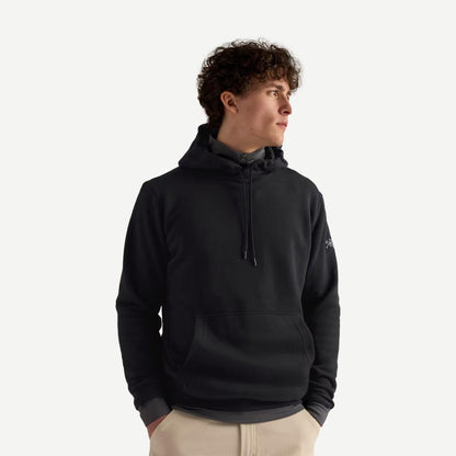 Emblem Fleece Hoody M - Black