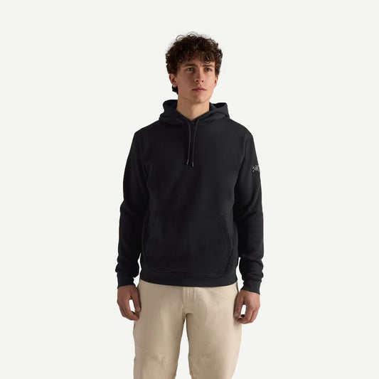 Emblem Fleece Hoody M - Black