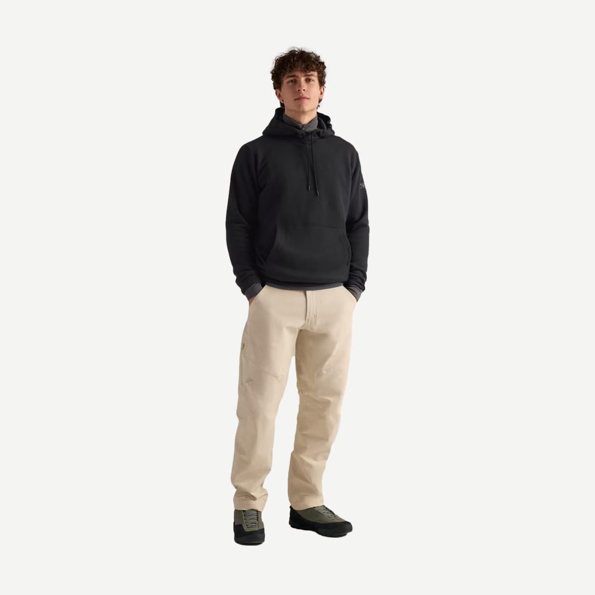 Emblem Fleece Hoody M - Black