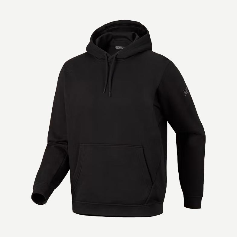 Emblem Fleece Hoody M - Black