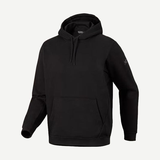 Emblem Fleece Hoody M - Black