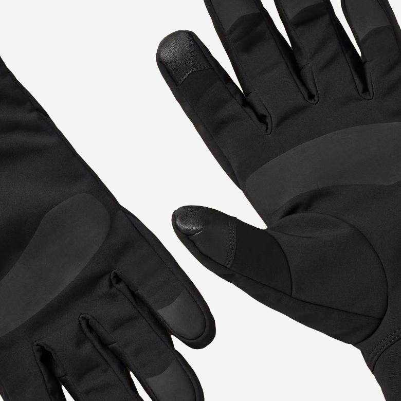 Black Arcteryx Venta Glove showing snug fit and textured palm for enhanced grip.