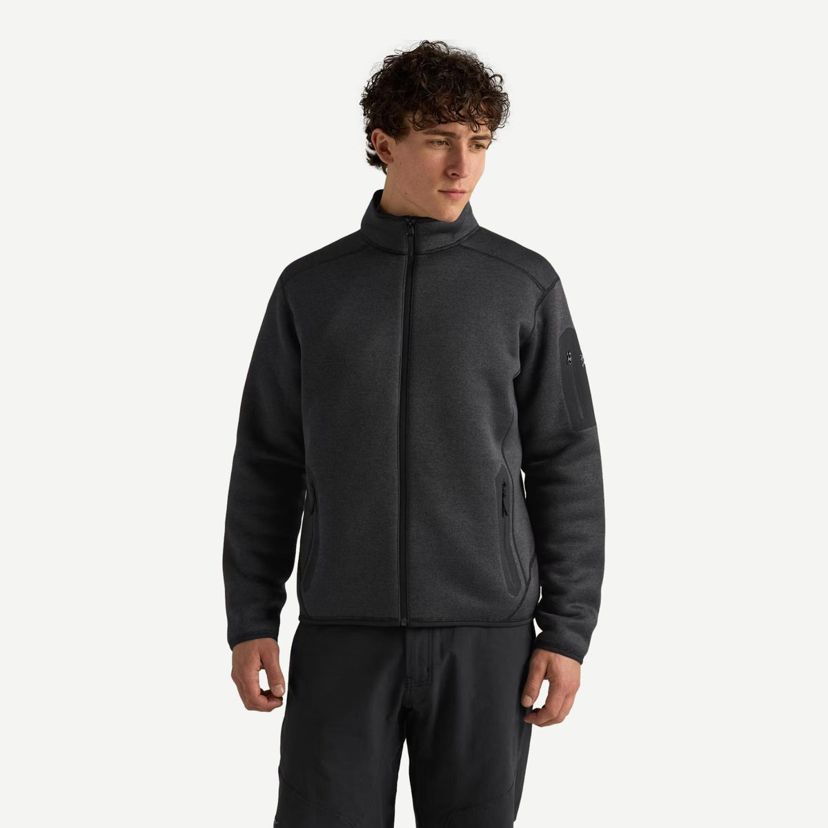 Covert Cardigan Men's - Black Heather