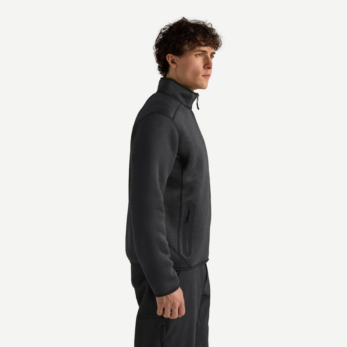 Covert Cardigan Men's - Black Heather