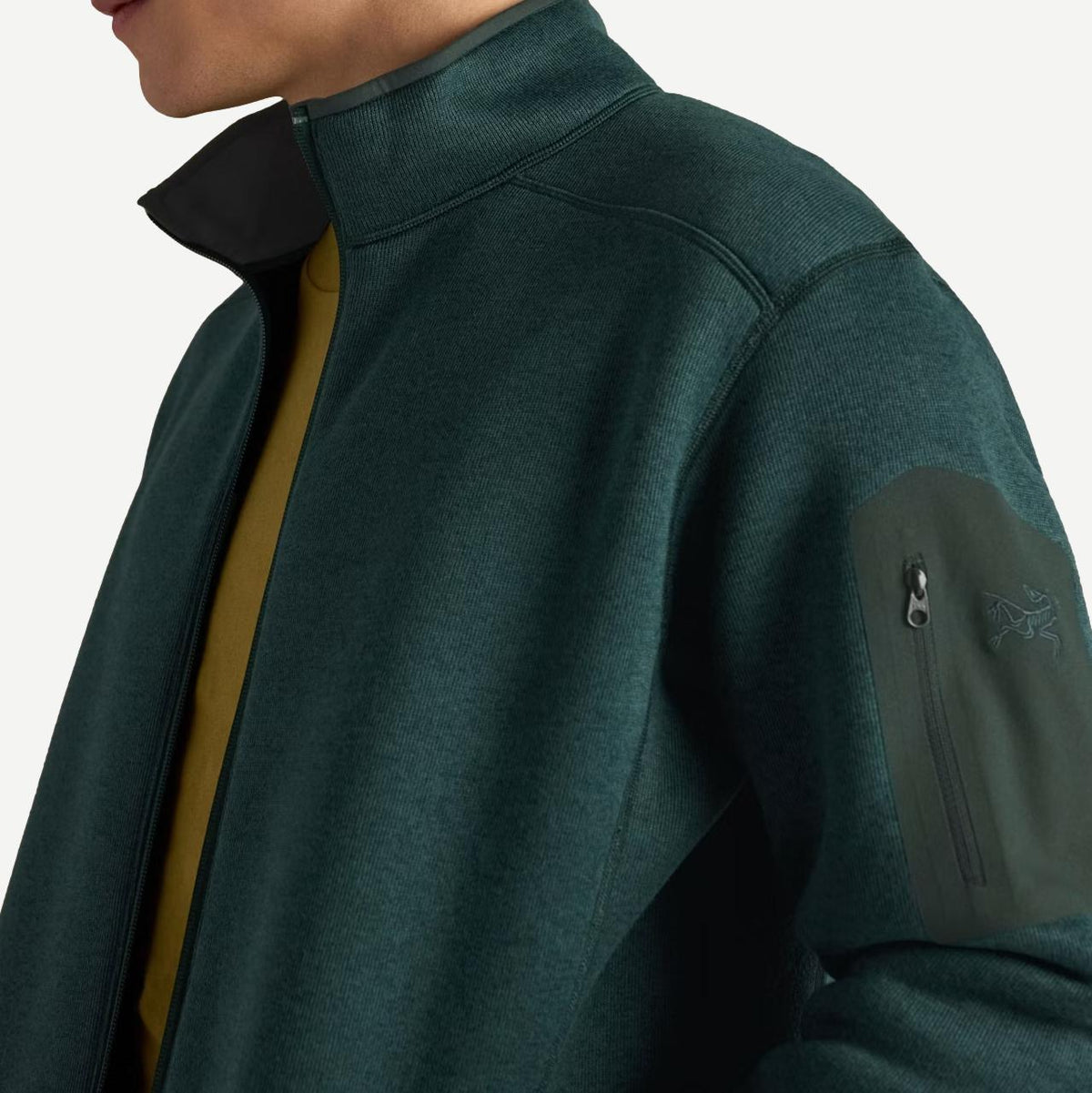 Covert Cardigan Men's - Dark Jade Heather