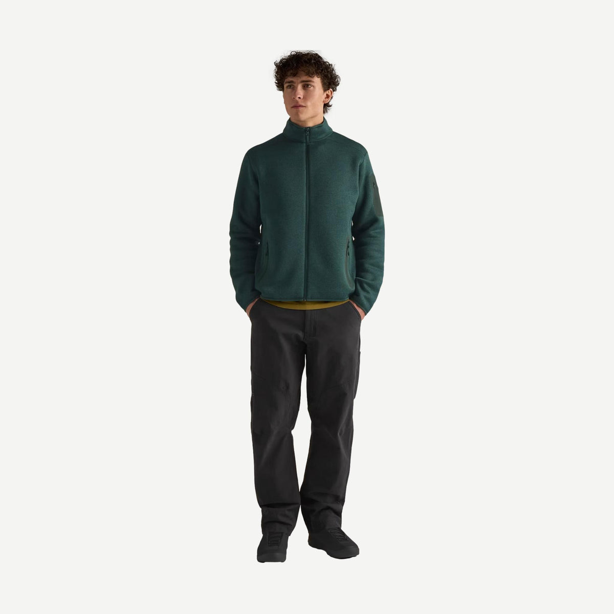 Covert Cardigan Men's - Dark Jade Heather